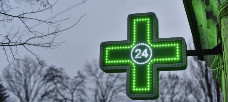 световой крест для аптеки световой крест для аптеки